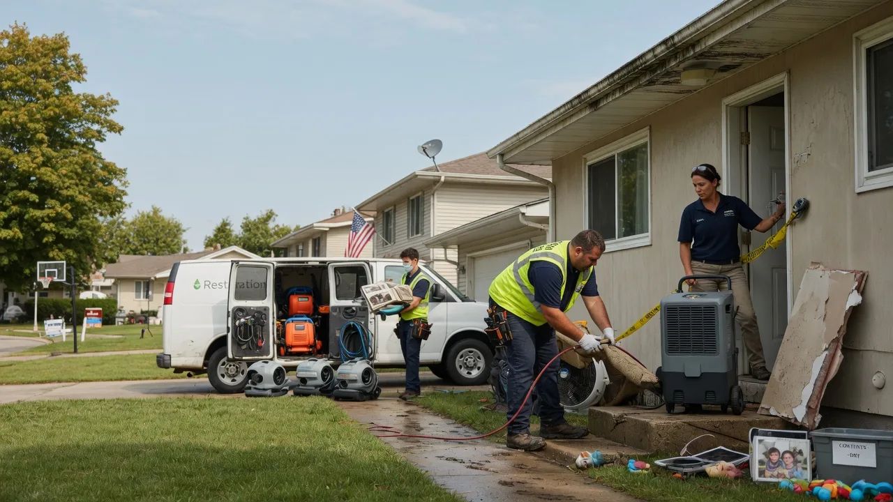 Water Damage Restoration in Eola, IL near me